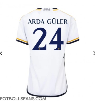 Real Madrid Arda Guler #24 Replika Hemmatröja Damer 2023-24 Kortärmad